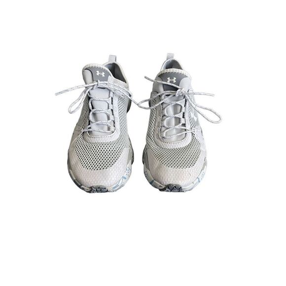 Under Armour Mens Gray Micro G Kilchis Camo Fishing Shoes Size 10 - Picture 5 of 11